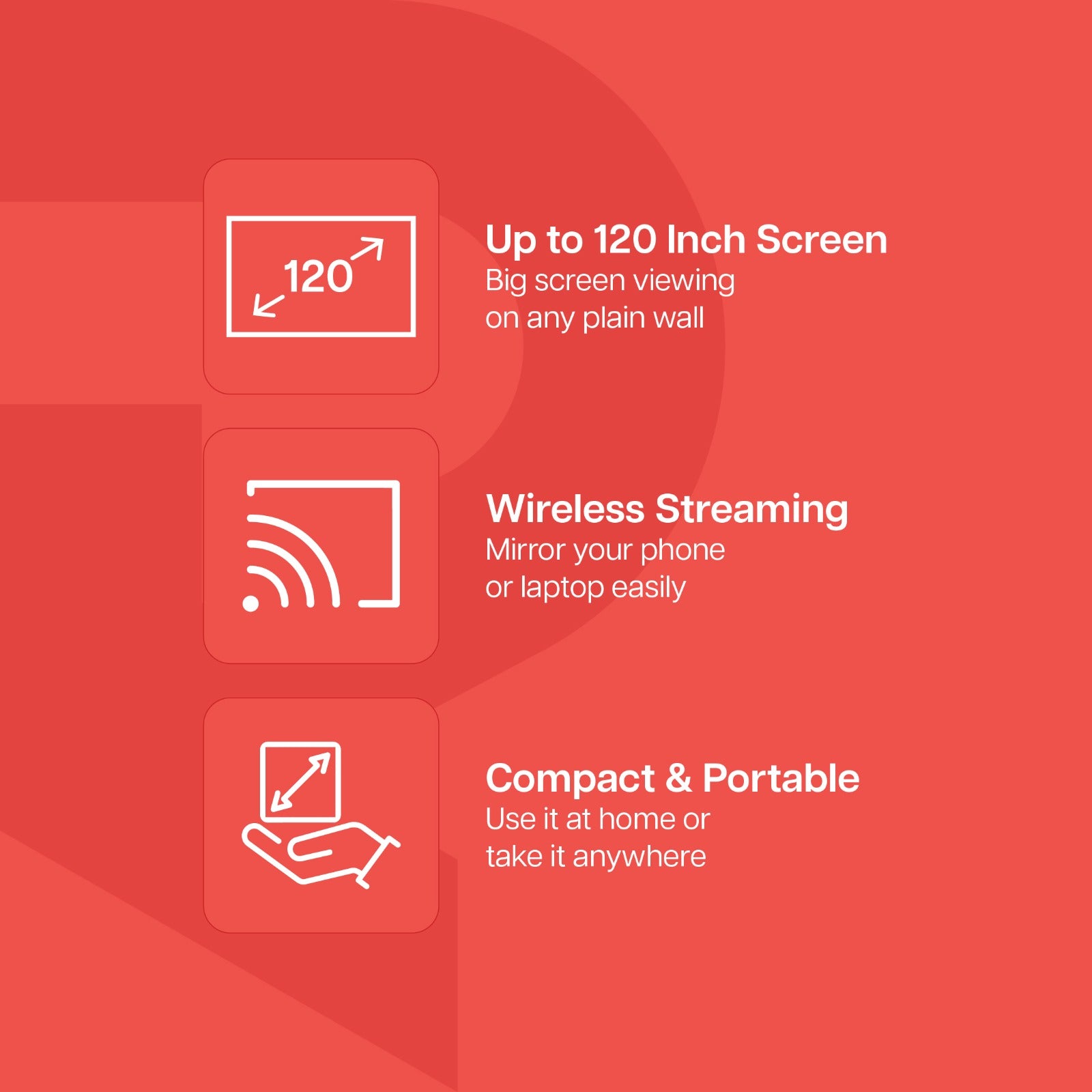 4K Portable Projector – Ultra HD Quality