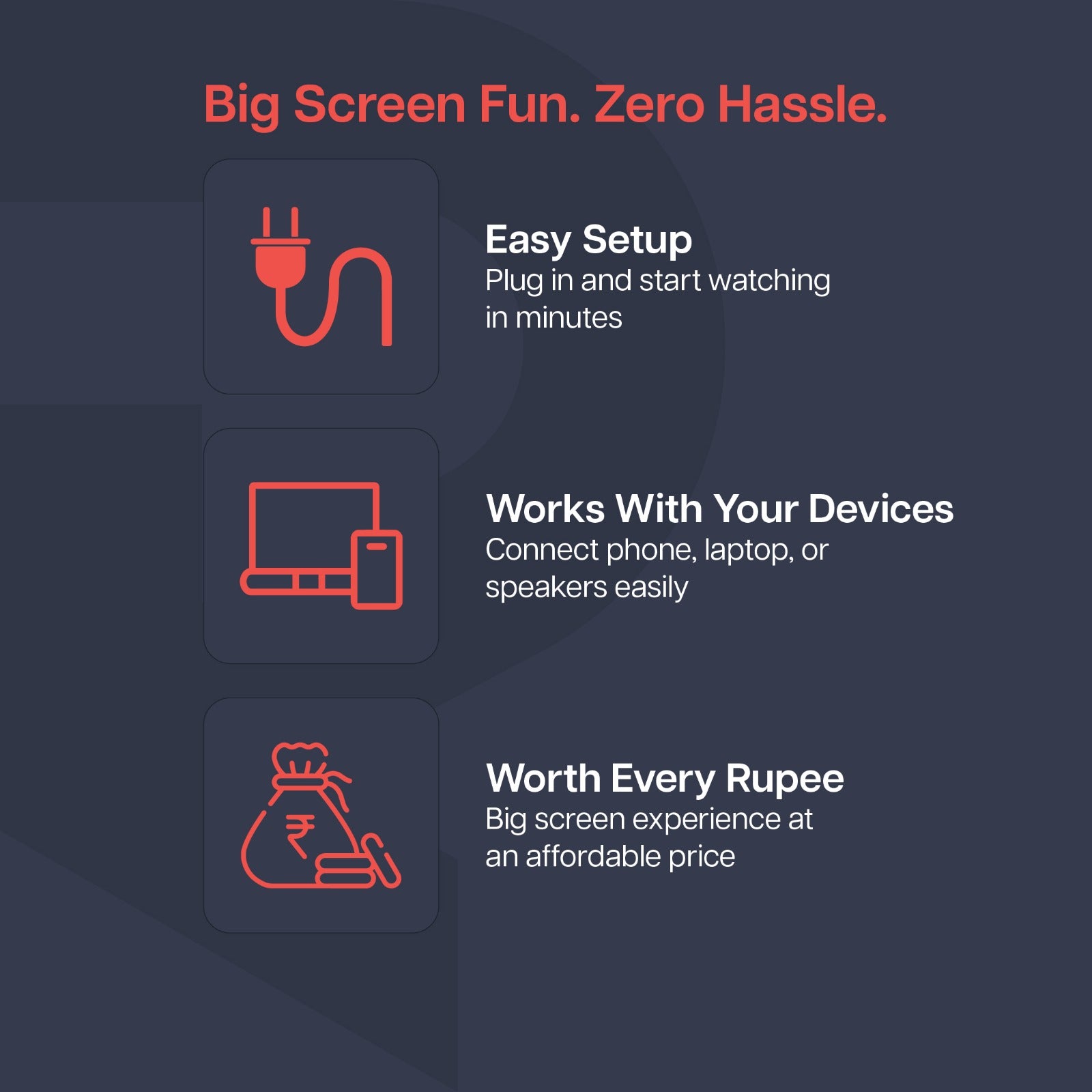 4K Portable Projector – Ultra HD Quality